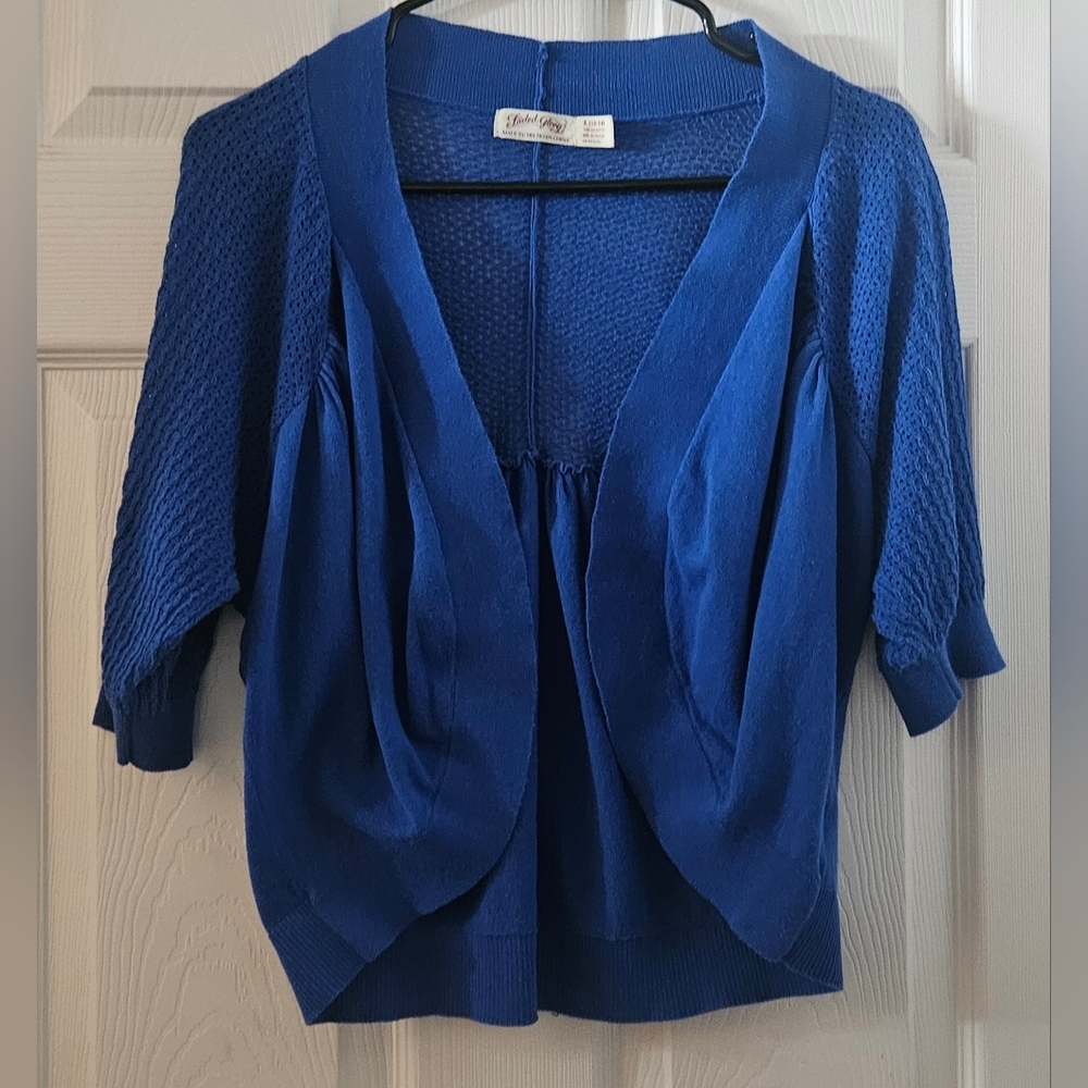 Faded Glory Royal Blue Shrug